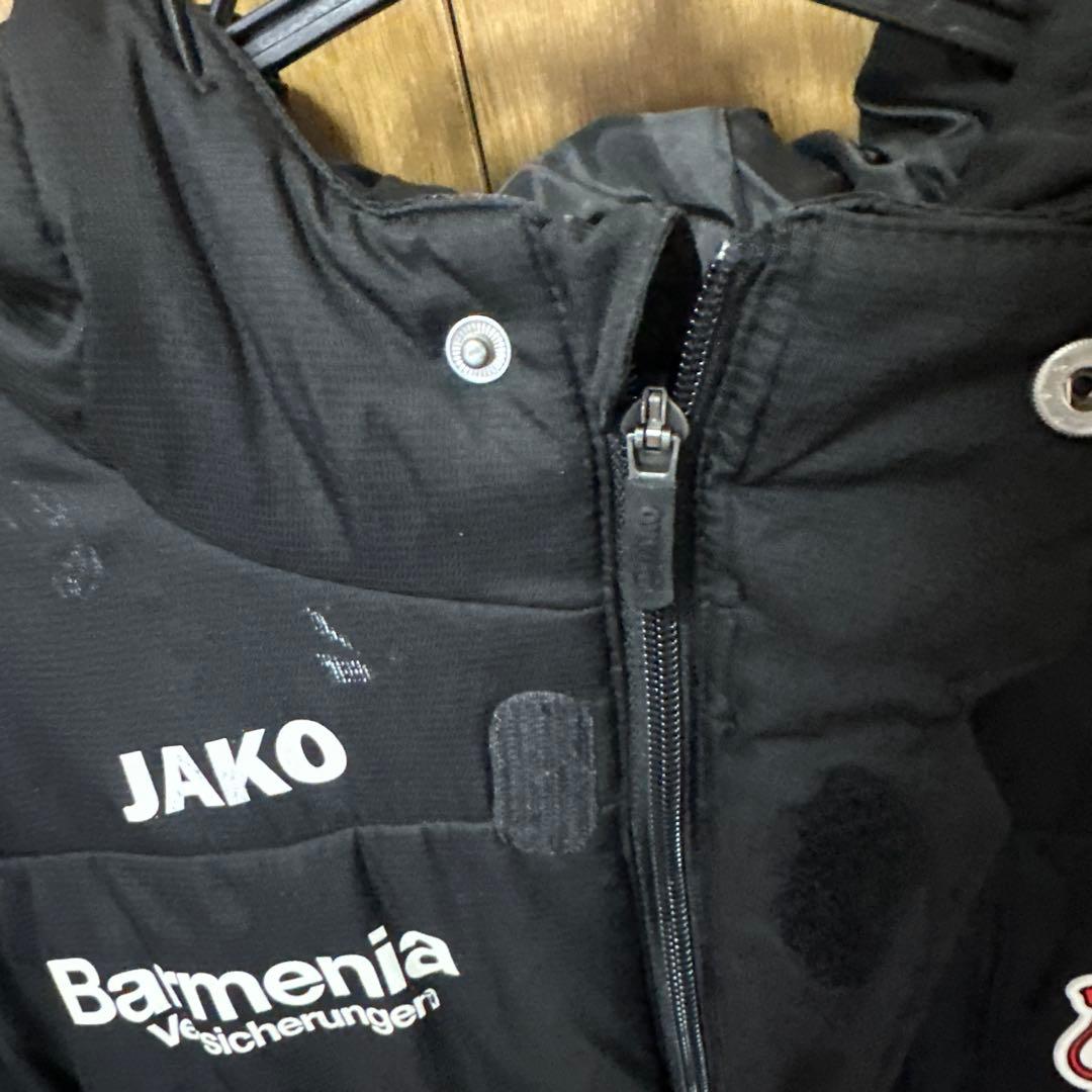 JAKO Bayer Leverkusen ベンチコート 黒