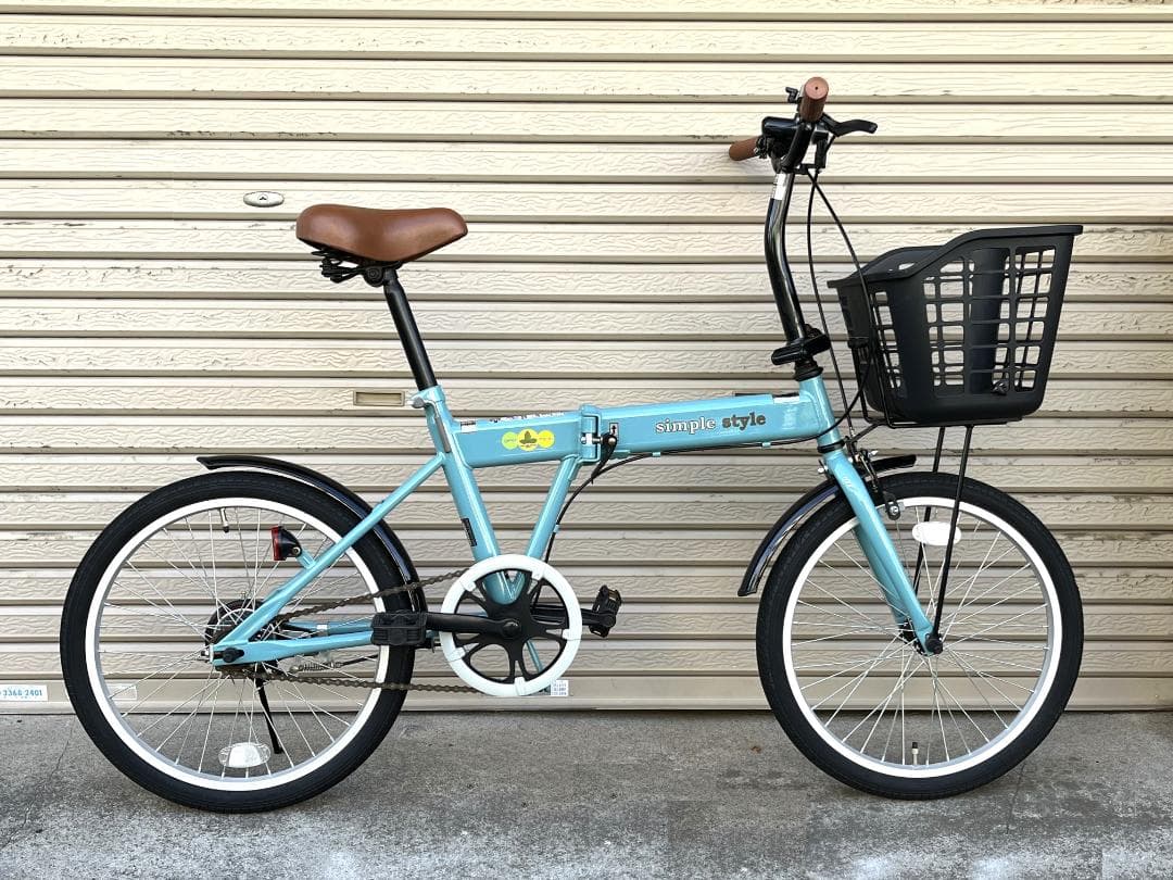 【引取り希望】KCD simple style 折りたたみ自転車 20インチ