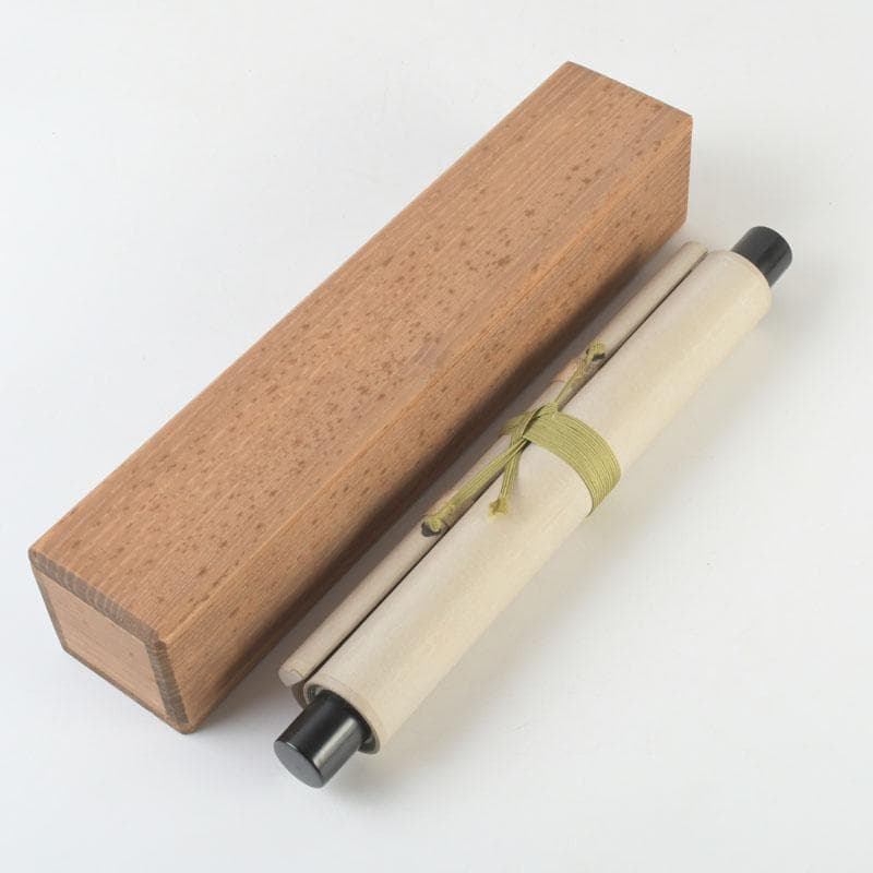 掛軸　前大徳　方谷浩明筆　時代箱　C　9793A