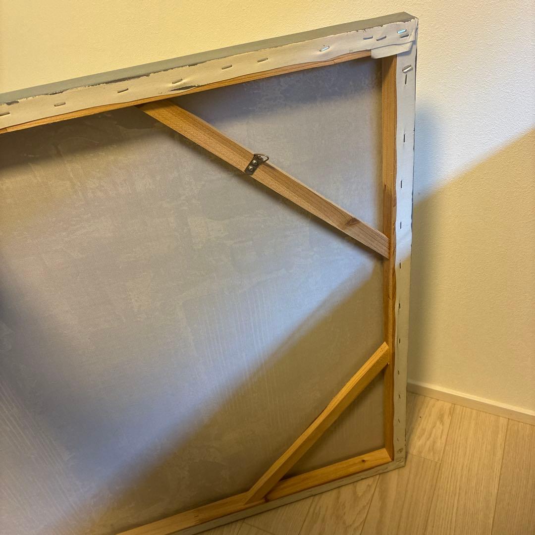 【値引き不可】BoConcept 抽象油彩画　デンマーク人画家　縦80×横100