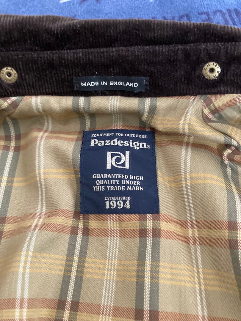 Pazdesign ミレレインサハラ　フィッシングジャケット グレー