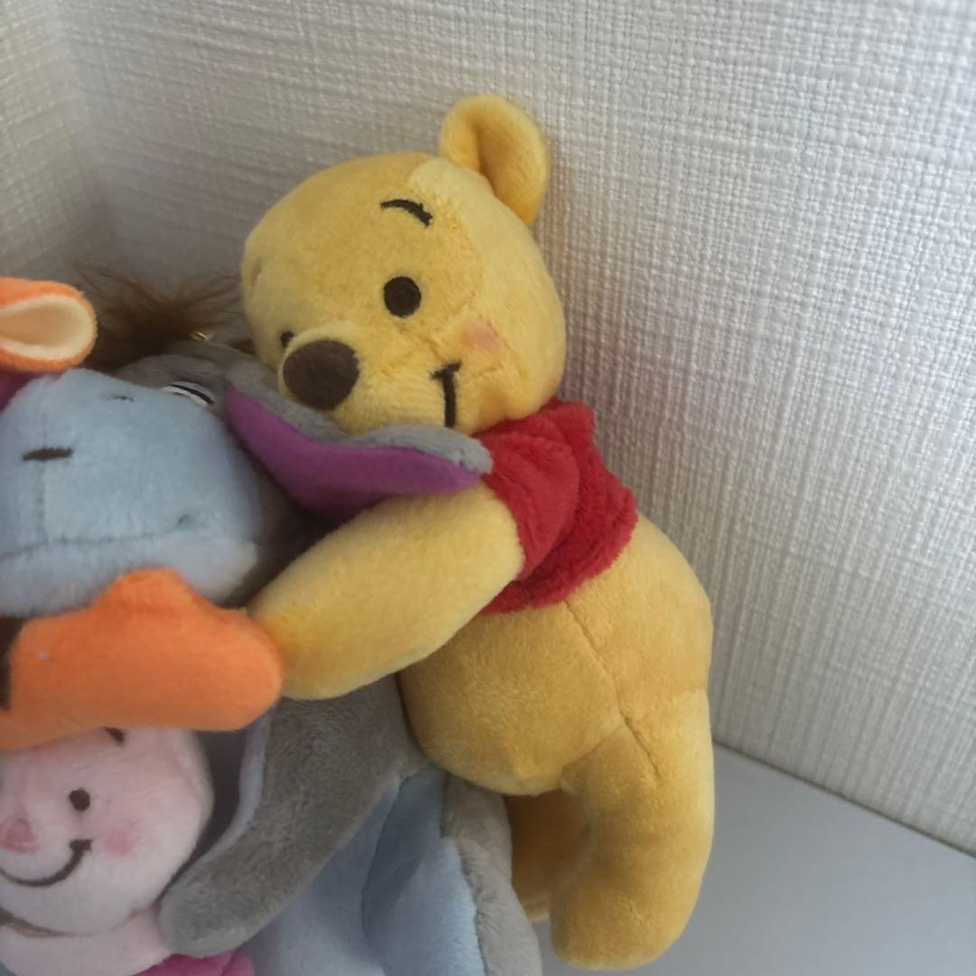 ディズニー　プーさん＆フレンズ　HUG ぬいぐるみ キーチェーン キーホルダー