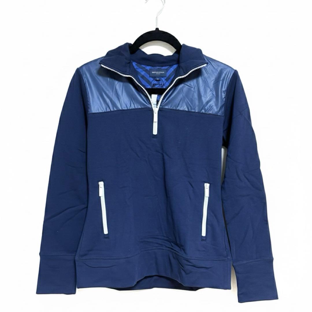 【新品タグ付き】　Burberry golf パーカー　ネイビー