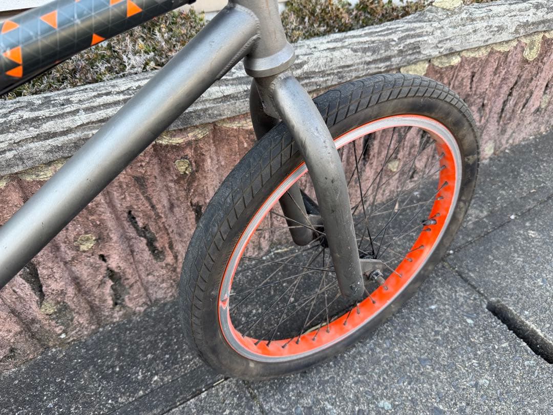 値下げ! ORANGE BMX 自転車 トリック ペグ付き