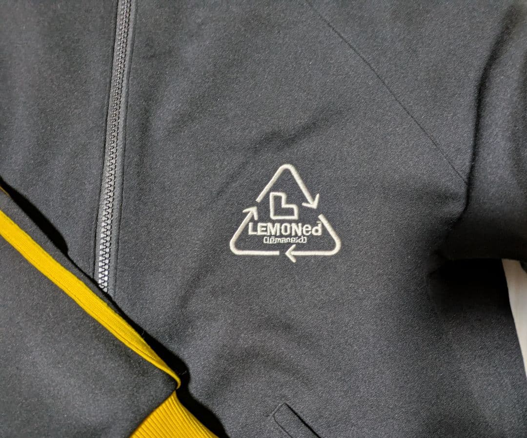 hide LEMONeD ジップアップジャージ サイズ3 黒/黄色
