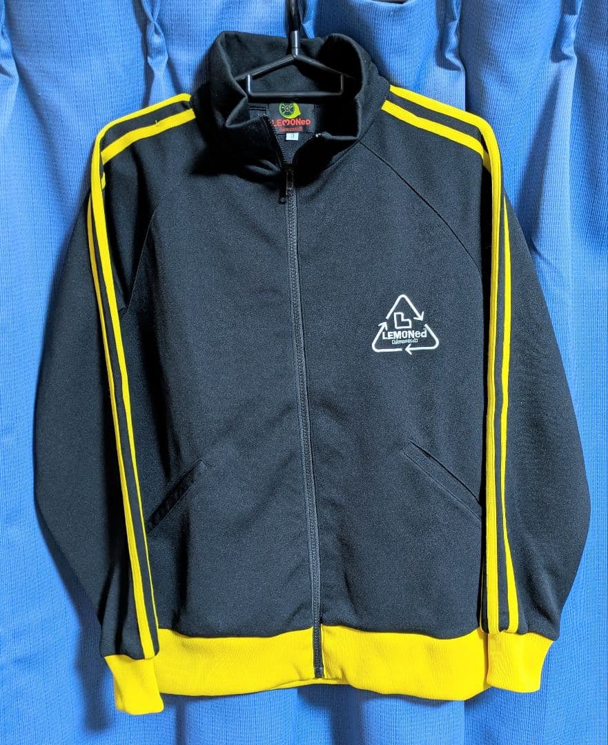 hide LEMONeD ジップアップジャージ サイズ3 黒/黄色