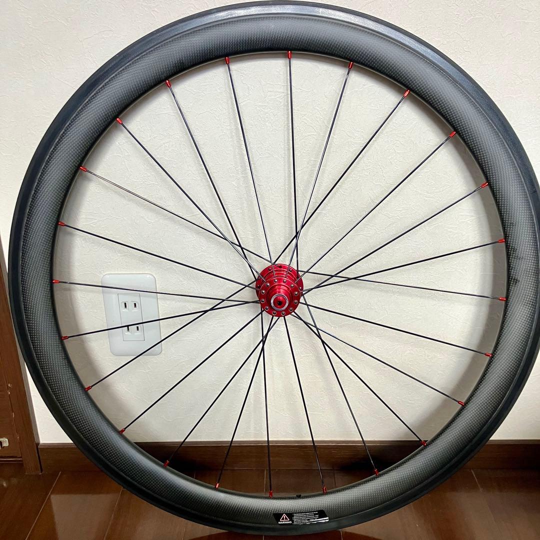 軽量LWCホイール SL 50mm クリンチャー リム 前後1401g【良品】