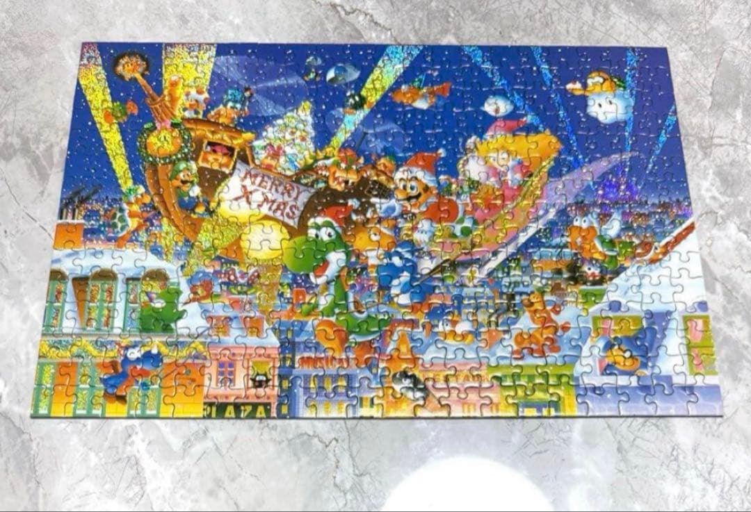 【希少】マリオ　ジグソーパズル マリオのクリスマスファンタジー　300ピース