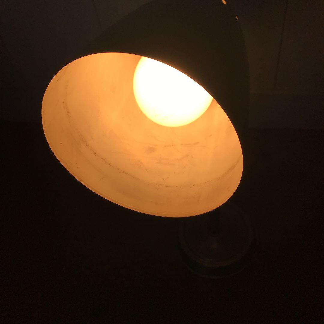 ヴィンテージ　レトロ　　アルミシェード　デスクランプ