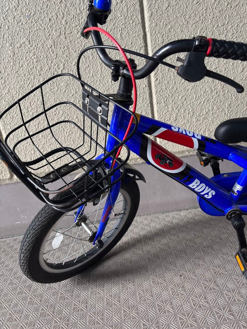 幼児自転車　16インチ　補助輪付き
