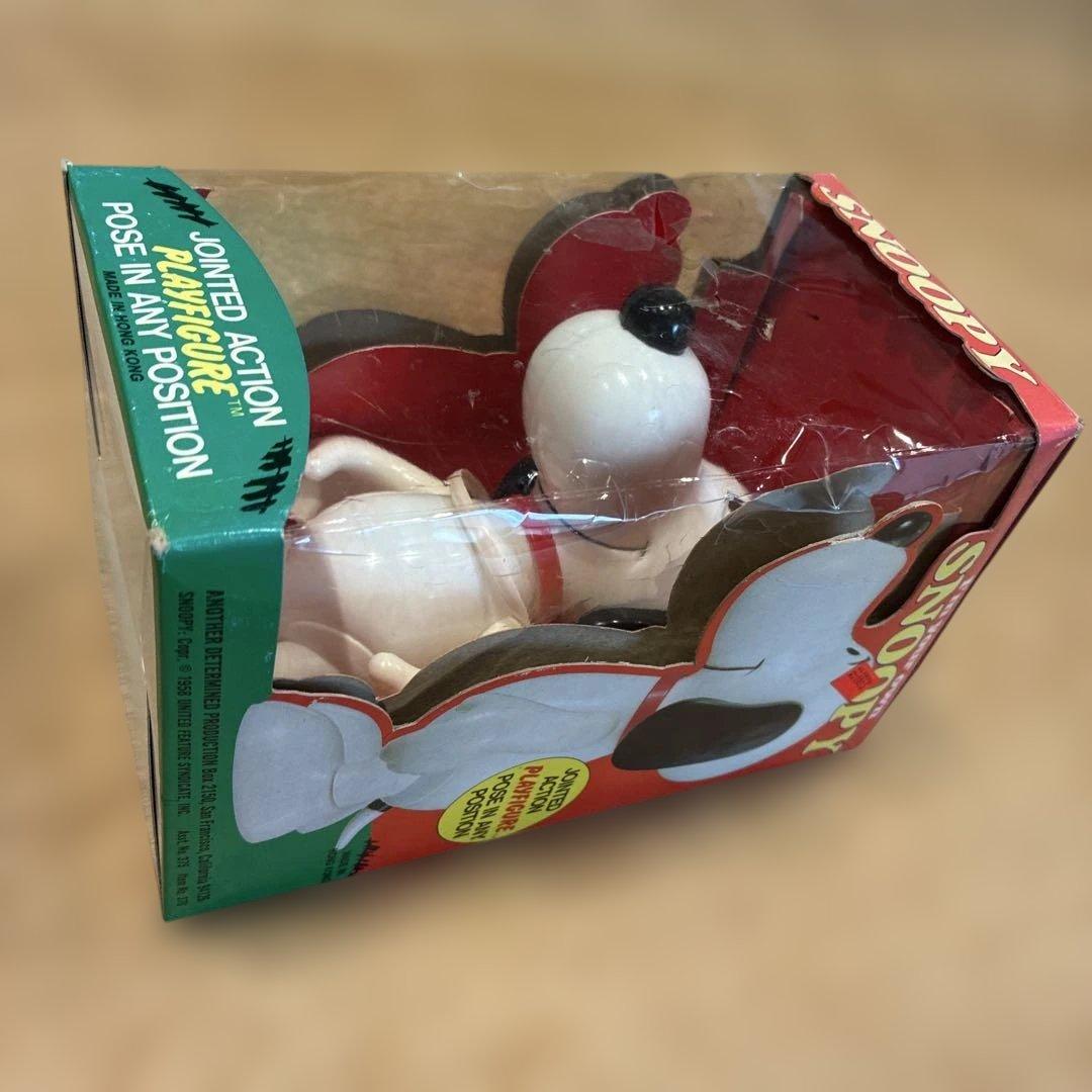 1975年　Detemined スヌーピー ソフビ　ビンテージ