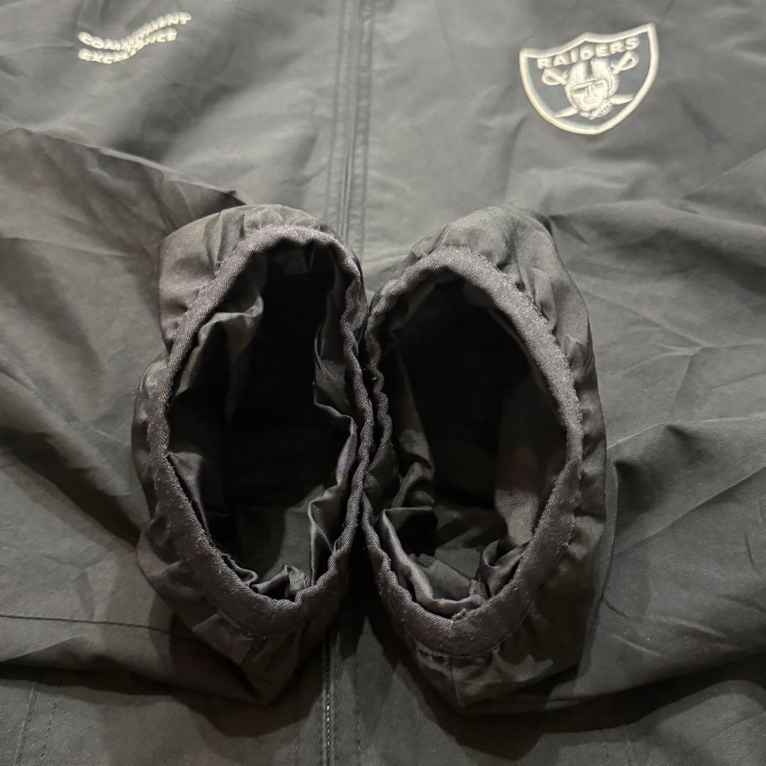 Reebokリーボック × RAIDERSレイダースNFLナイロンジャケット