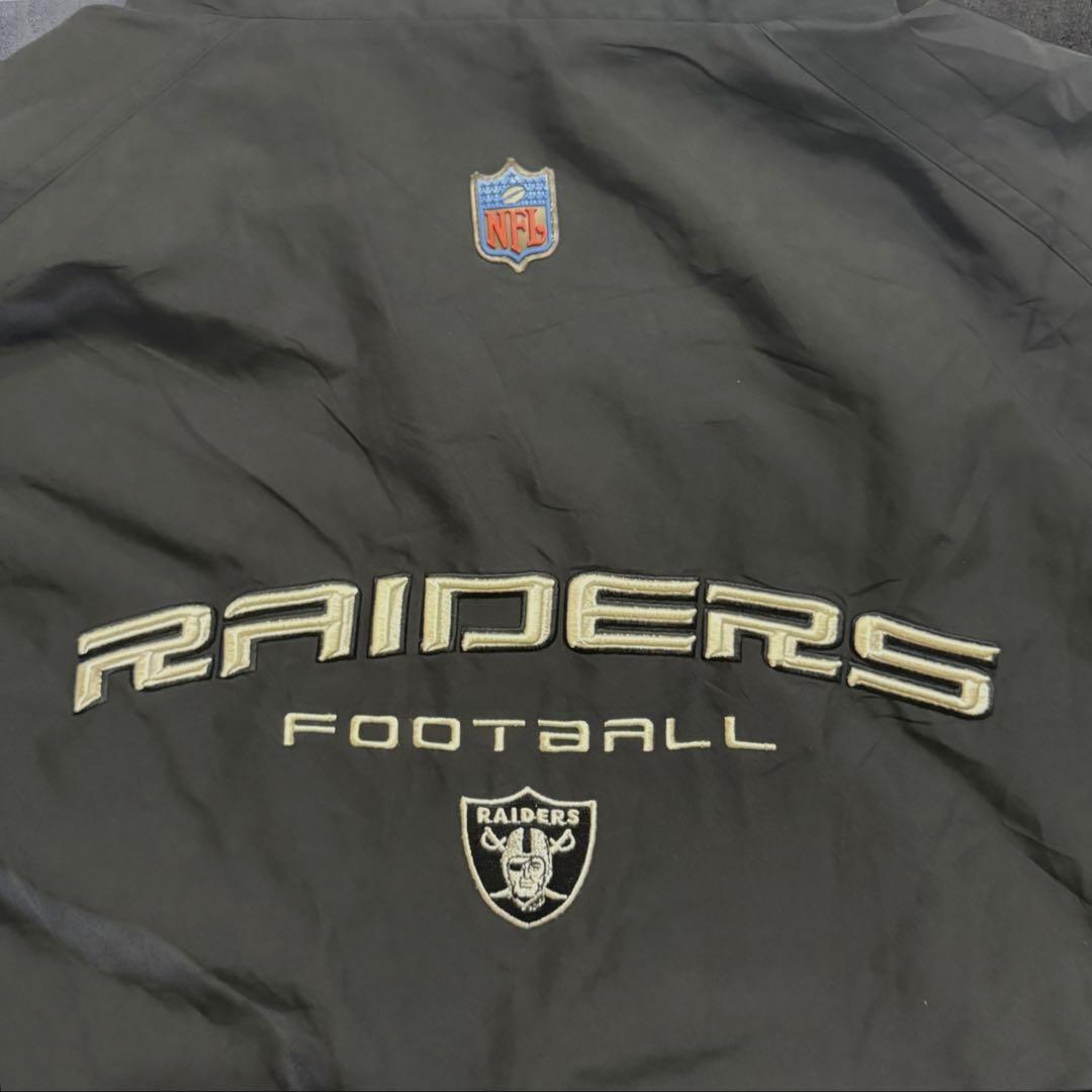 Reebokリーボック × RAIDERSレイダースNFLナイロンジャケット