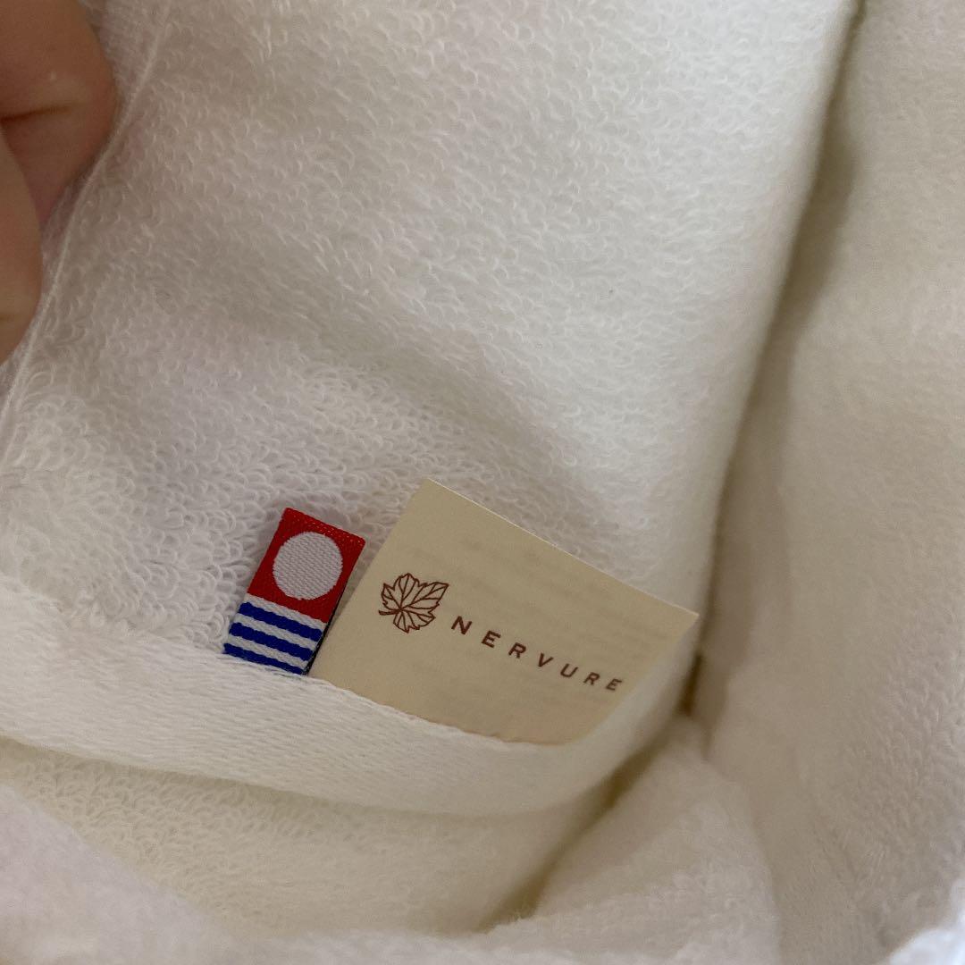 新品☆今治タオル☆NERVURE☆バスタオル☆７０×130cm☆ホワイト☆１０枚