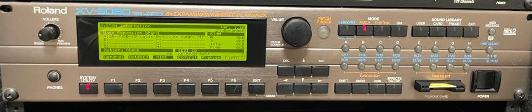 【Roland XV-5080】ローランド 音源モジュール 拡張ボード2枚付