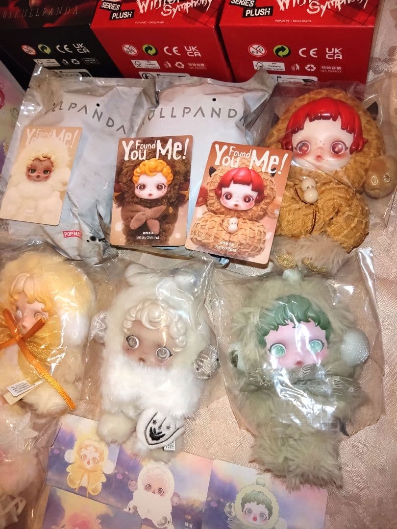 POPMART★スカルパンダ★シクレ込み９体★ぬいぐるみペンダント★花園
