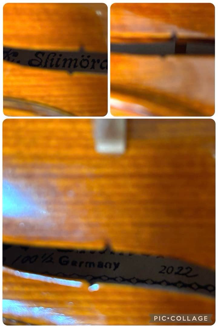 K.シモーラ　バイオリン　No.100 1/2 2022年　ドイツ製