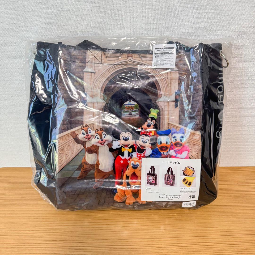 【新品未使用】東京ディズニーリゾート 実写　トートバッグ L