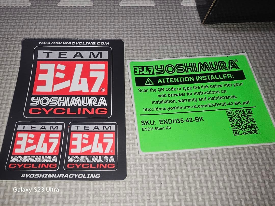 YOSHIMURA ENDH35-42-BK ステム ブラック