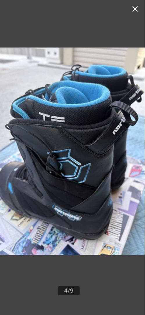 スノーボードブーツ ブラック/ブルー未使用