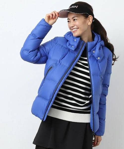 ジュン&ロペ　ストレッチナイロンダウンブルゾン