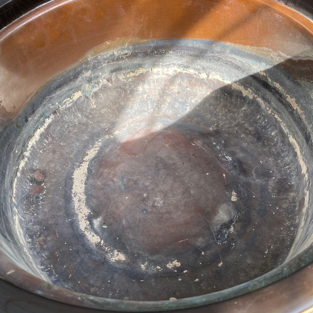 木製円形火鉢（茶色）曲げわっぱ　桑材