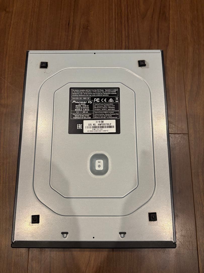 Pioneer DJ DJM-S3 DJミキサー　　2021年製