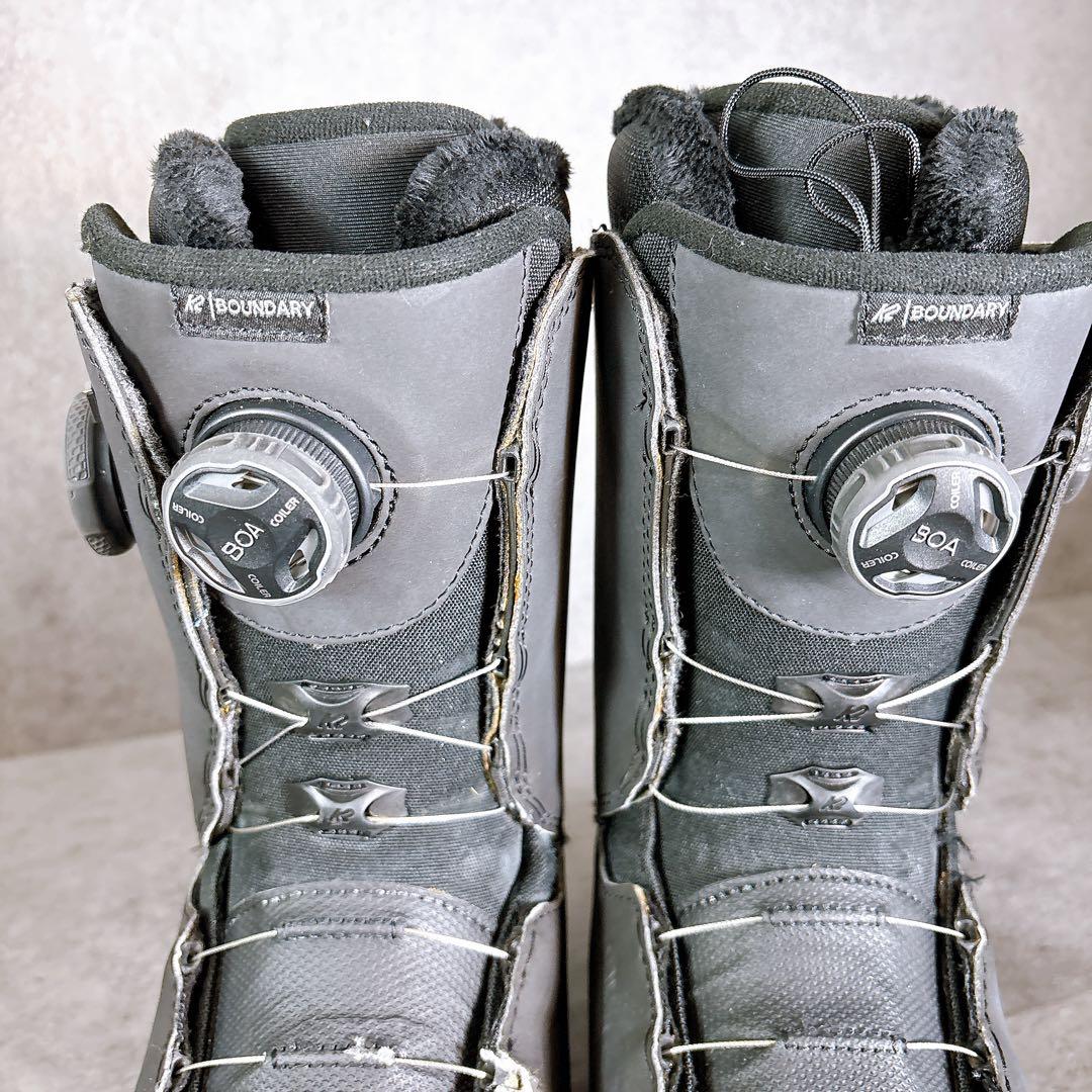 メンズスノーボードブーツK2ケーツー　バウンダリー　ダブルボア　26センチ
