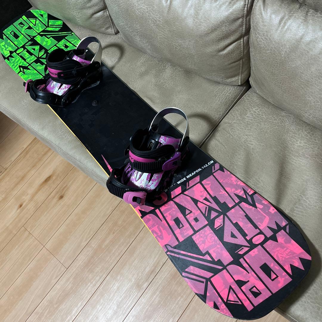 K2 www ワールドワイドウェポン 142cm バインディングセット