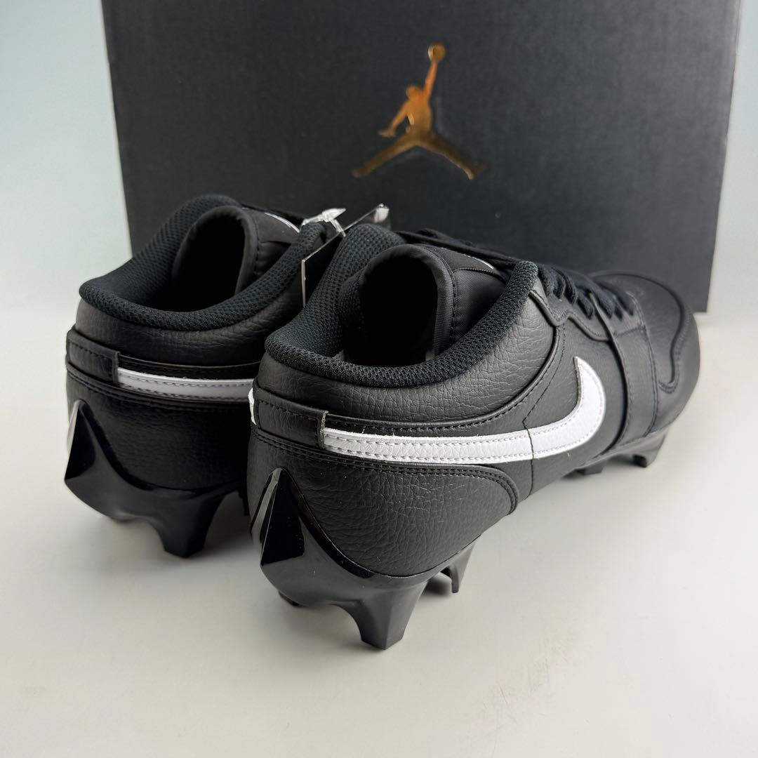 25cm ナイキ ジョーダン1 ロー TD クリート \"ブラック/ホワイト”黒白