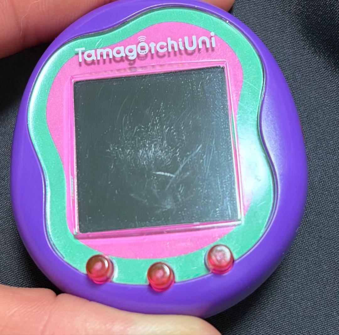 たまごっちuni パープル　ベルト付き