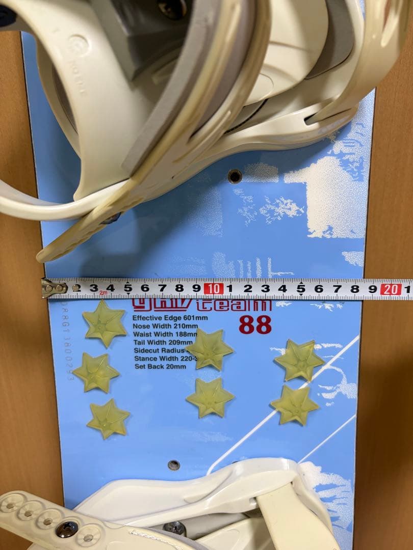 IGNIO スノーボード 88 青 ビンディング付き　子供用