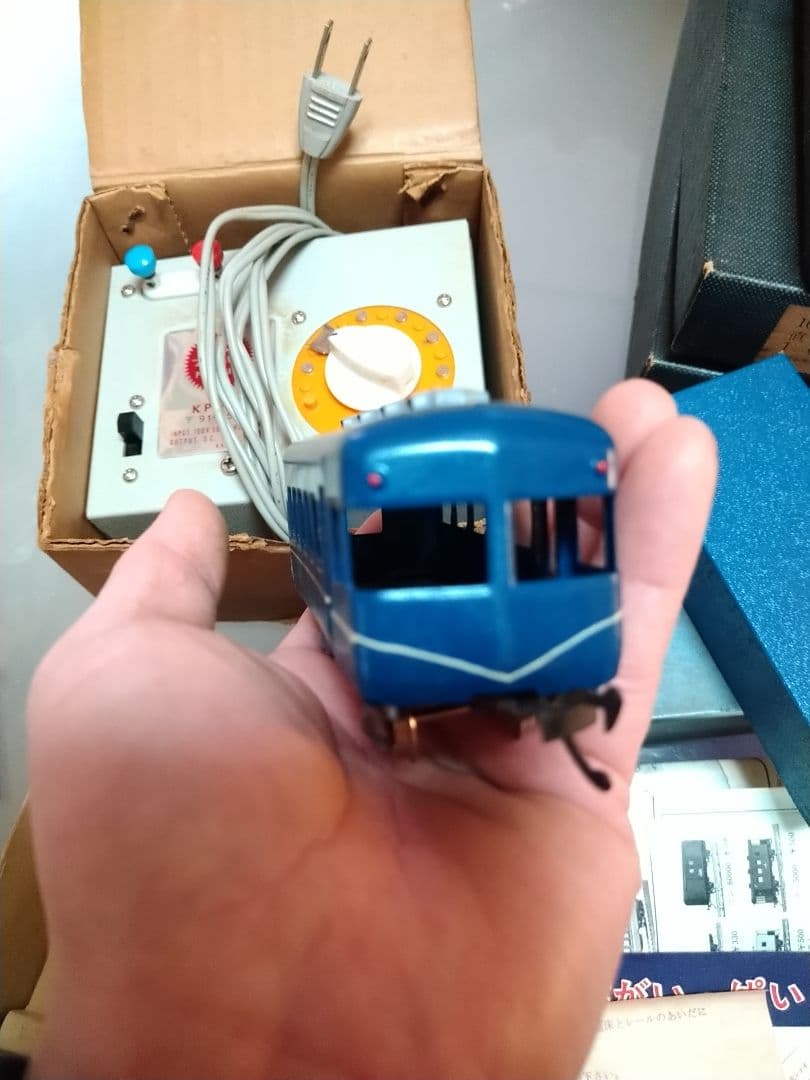 鉄道模型　レトロ　希少　長距離特急型列車　16番レール　パワーパック　鉄道