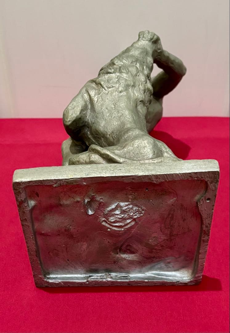 【ソ連製鋳造彫像★「獅子の口を引き裂く英雄サムソン」】 【レア】