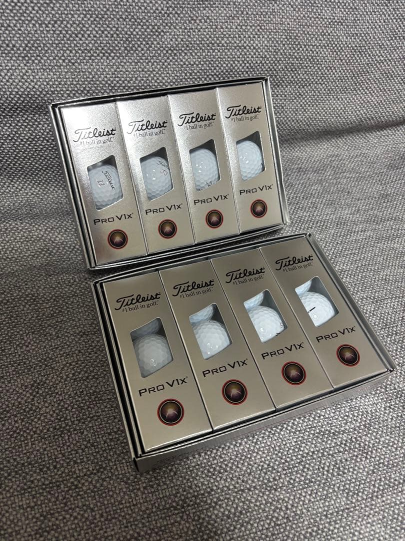 Titleist Pro V1x 2025年モデル ダブルナンバー 2ダース