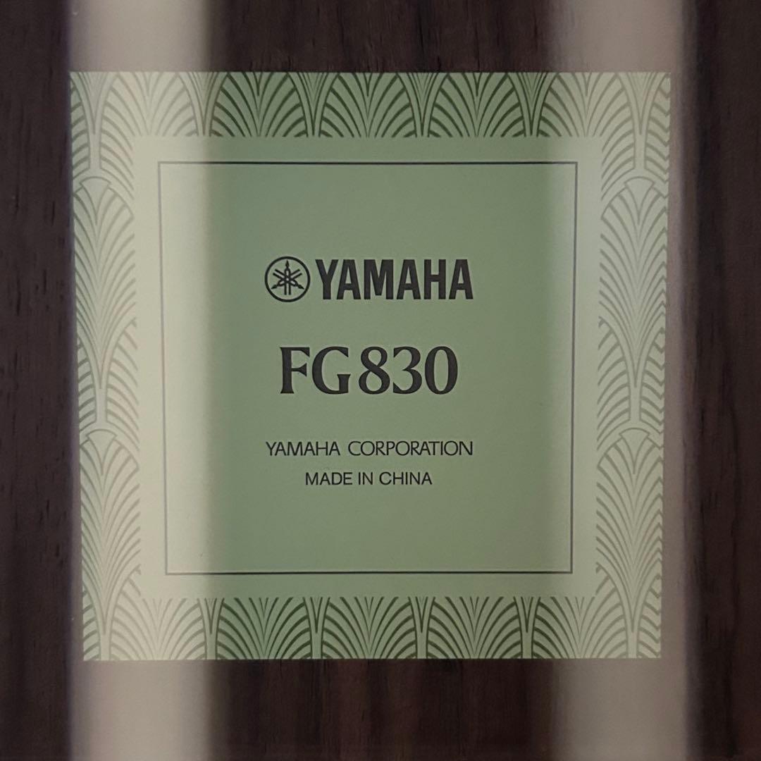 YAMAHA アコースティックギター　FG830