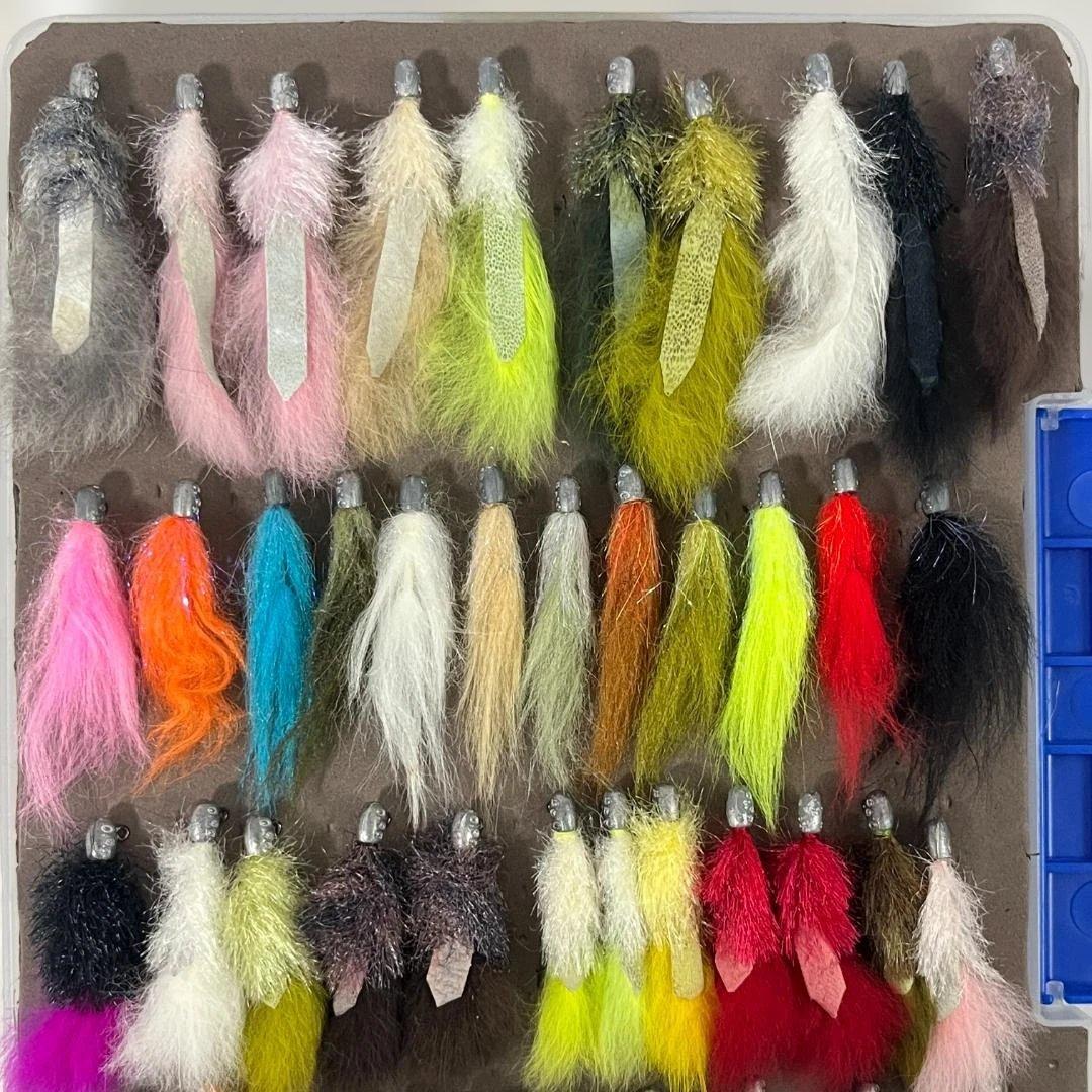 【迅速配送】ハートデザイン フェザールアー 0.9g 各種 44個 ケース付