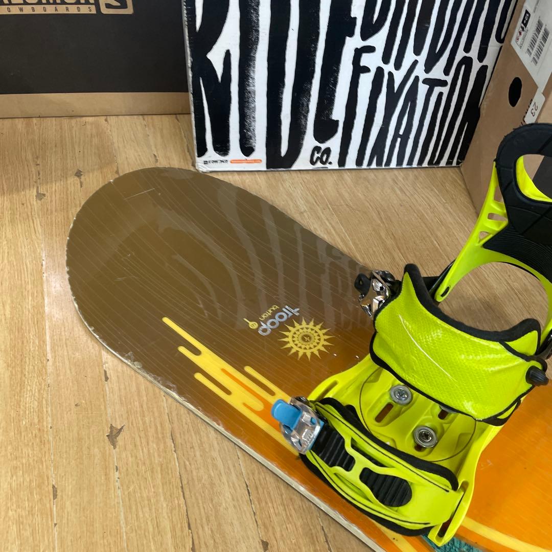 BURTON×ZUMA　バートン　バイン付　スノーボードセット　TROOP140