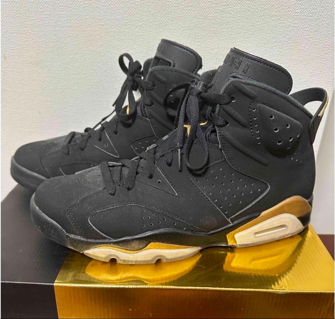 Nike Air Jordan 6 27.5cm ブラック　ゴールド
