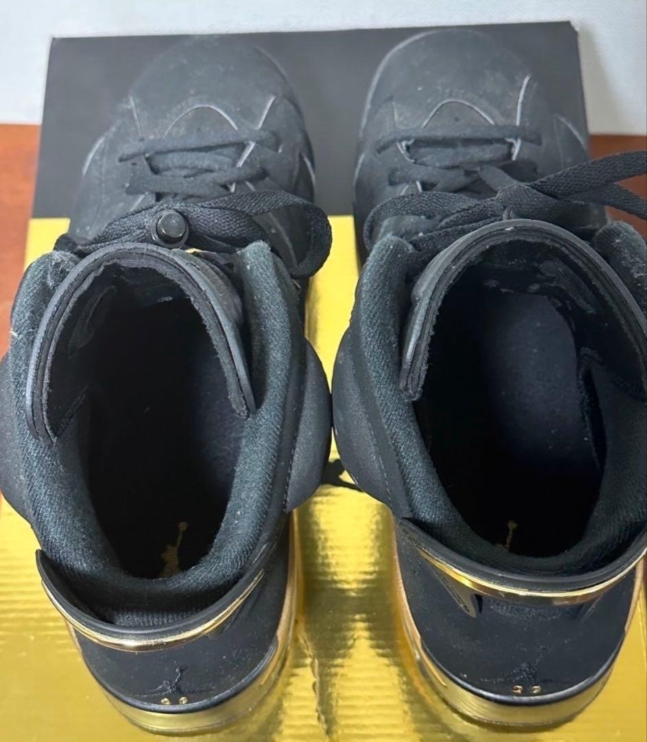 Nike Air Jordan 6 27.5cm ブラック　ゴールド