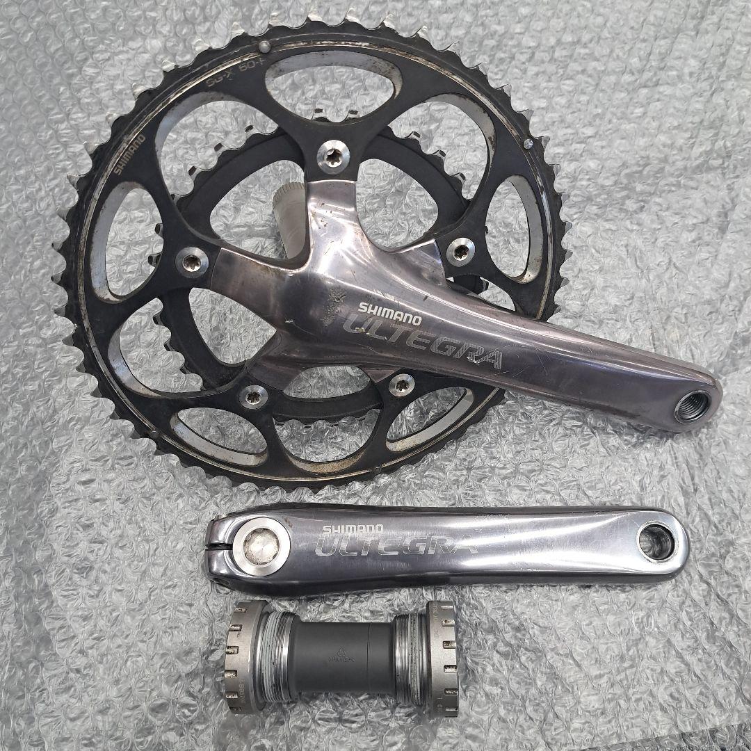 シマノ　アルテグラ クランクセット　FC-6650 BB付き　USED