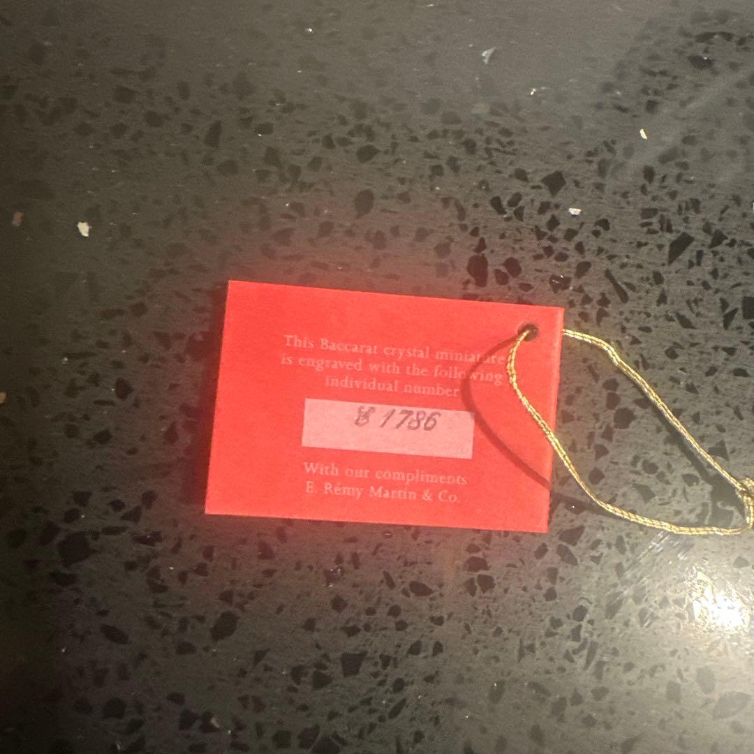 Rémy Martin ルイ・13世ミニ 1786年物　クリスタルグラス付き