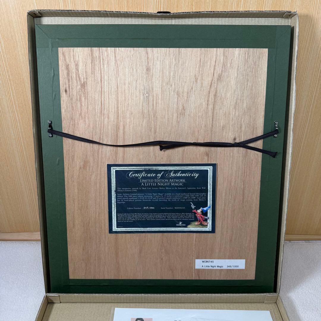 A LITTLE NIGHT MAGIC ミッキー　スワロフスキー　ディズニー
