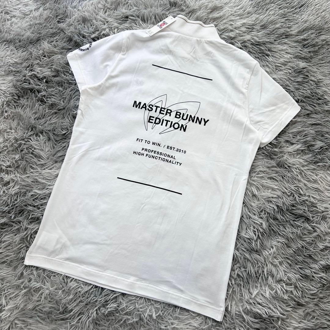 新品　マスターバニーエディション　モックネック　半袖シャツ　カットソー　ホワイト