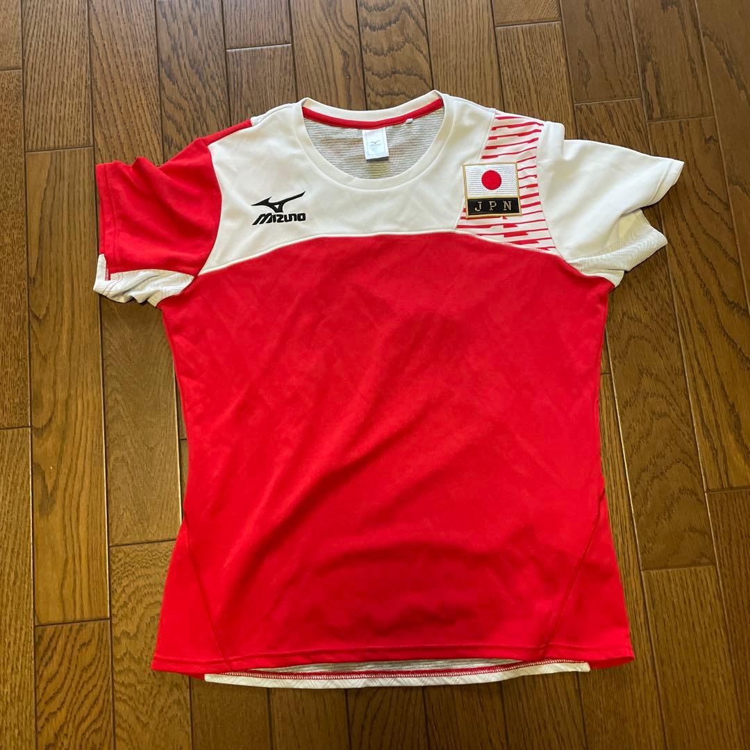 Mizuno JAPAN バレーボール シャツ Lサイズ　代表のみ配布　激レア