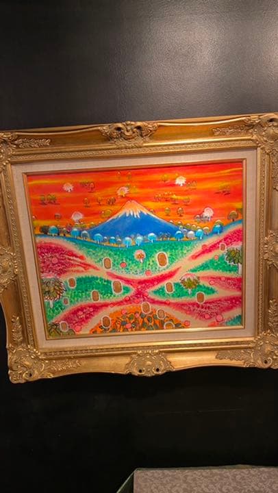 【アクリル画】 商品名 「小判伝説9」　額付き10号　新品