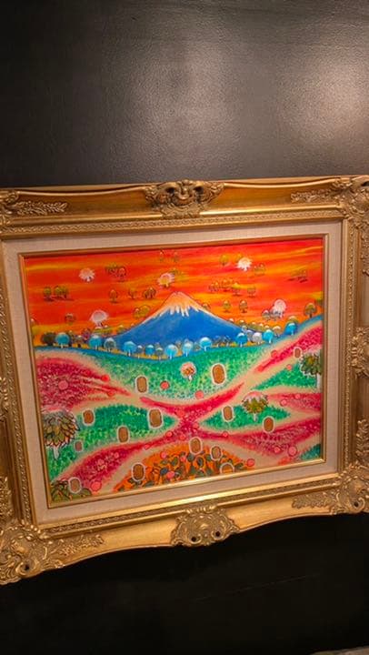 【アクリル画】 商品名 「小判伝説9」　額付き10号　新品