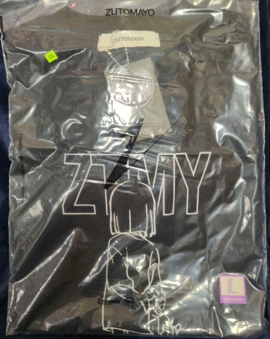 ずとまよ コズミックどろ団子ツアー ニラちゃんTシャツ ブラック L