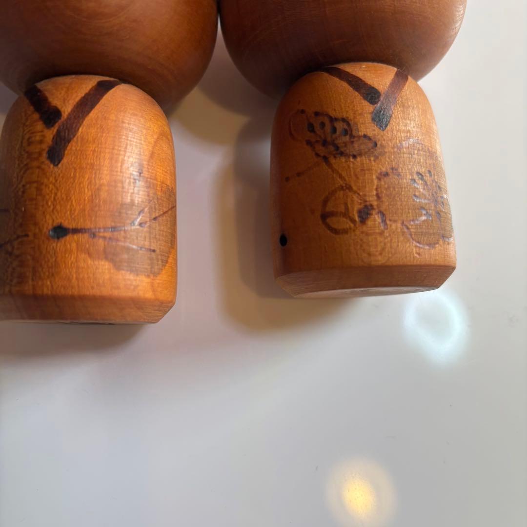 【希少】 けん一 こけし 春秋 ペアセット 中里スキー場