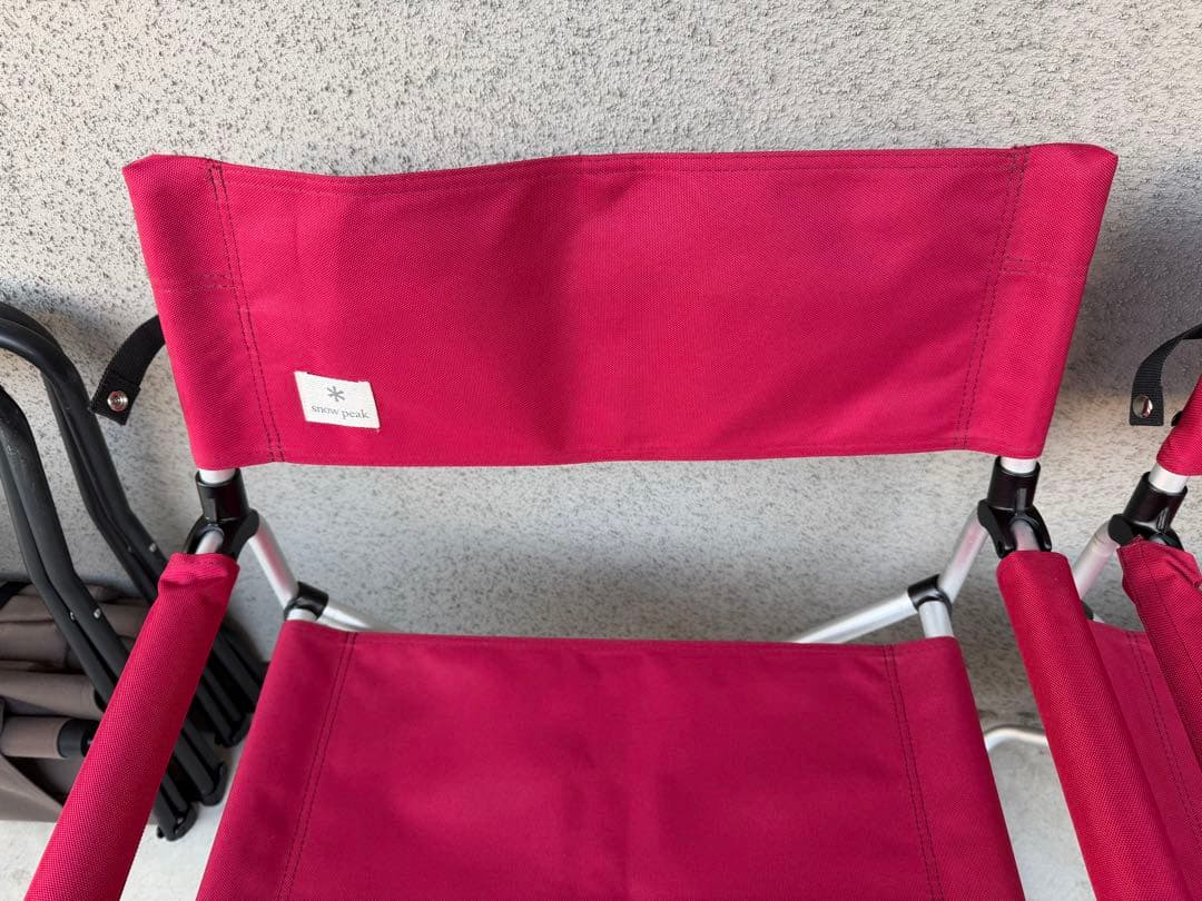 スノーピーク　FDチェアワイド RD 2脚セット